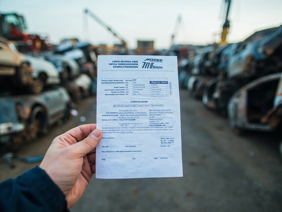 Certificat de destruction v&eacute;hicule &middot; image &agrave; la une