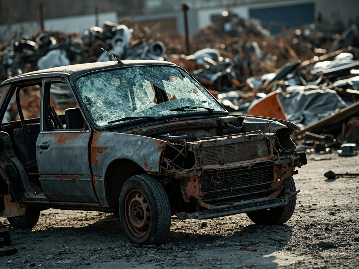 Destruction voiture &middot; image &agrave; la une