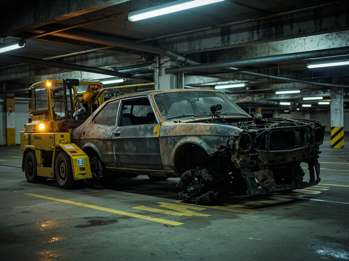 Enl&egrave;vement &eacute;pave sous-sol / parking &middot; image &agrave; la une