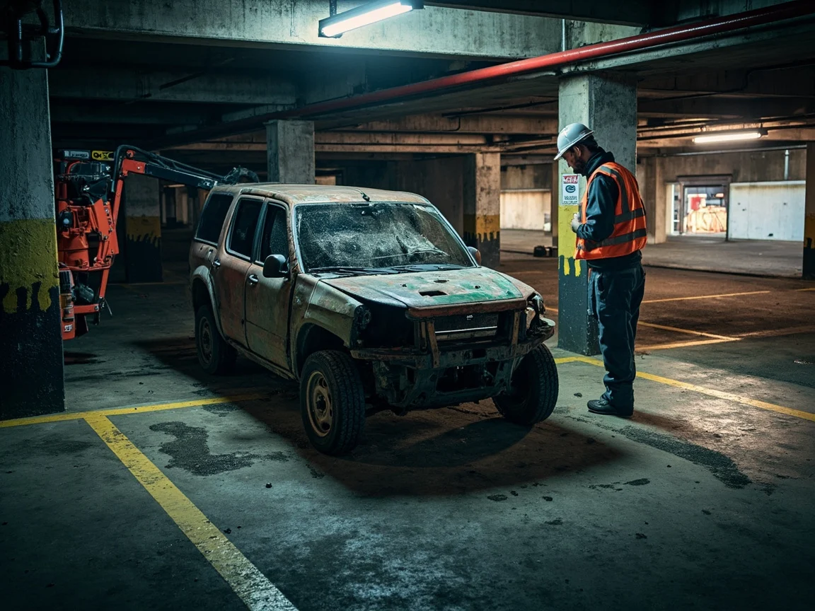 Enl&egrave;vement &eacute;pave sous-sol / parking &middot; image &agrave; la une