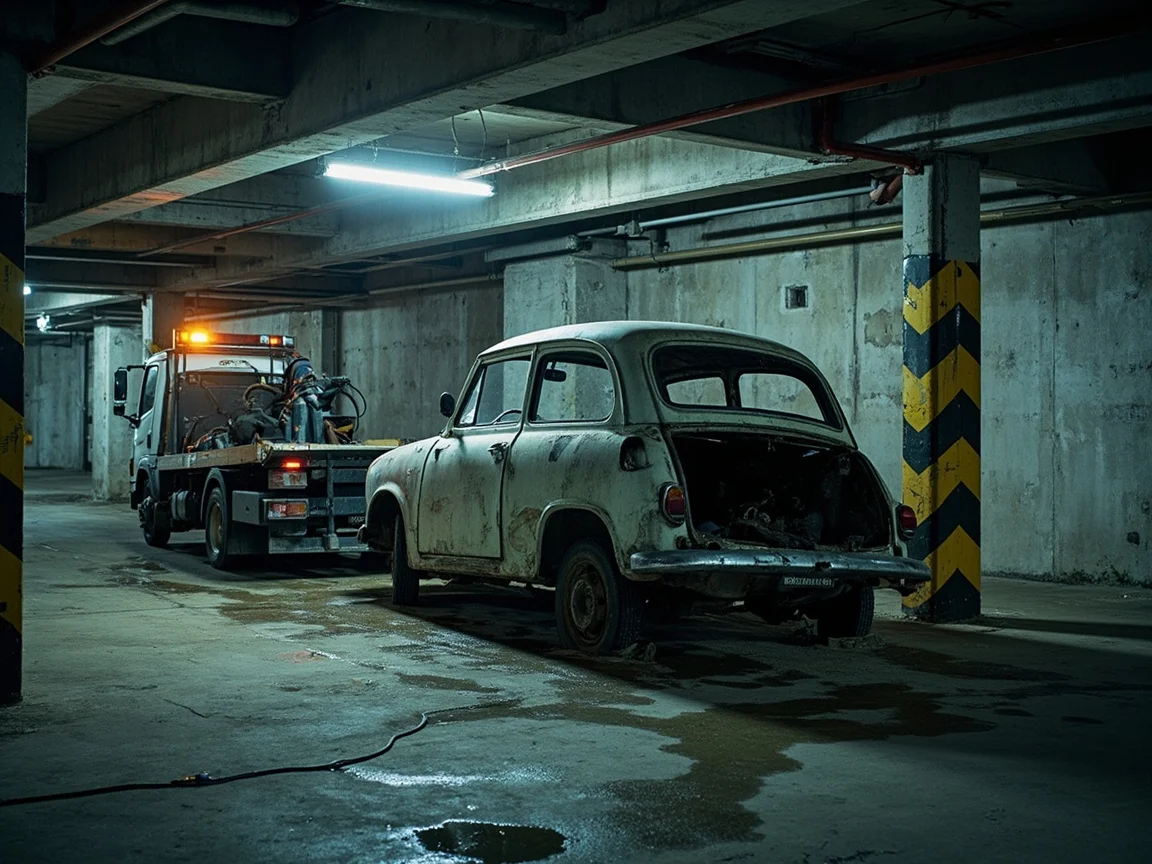 Enl&egrave;vement &eacute;pave sous-sol / parking &middot; image &agrave; la une