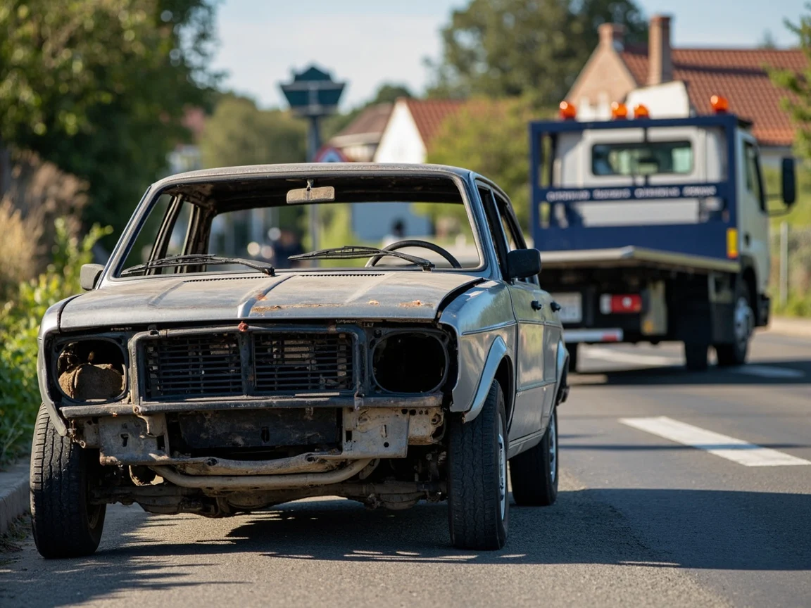 Epave voiture &middot; image &agrave; la une