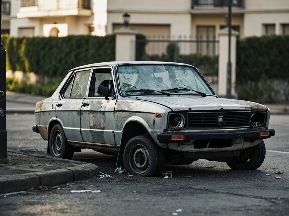 Epave voiture &middot; image &agrave; la une