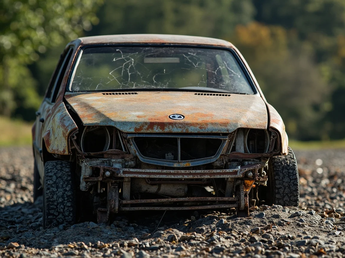 Epave voiture &middot; image &agrave; la une