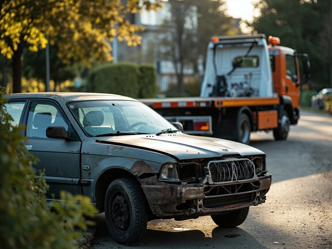 Epave voiture &middot; image &agrave; la une