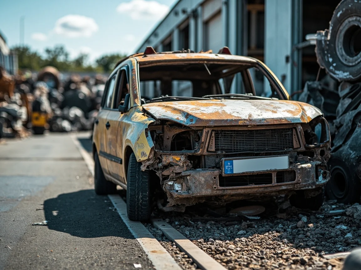 Destruction voiture &middot; image &agrave; la une