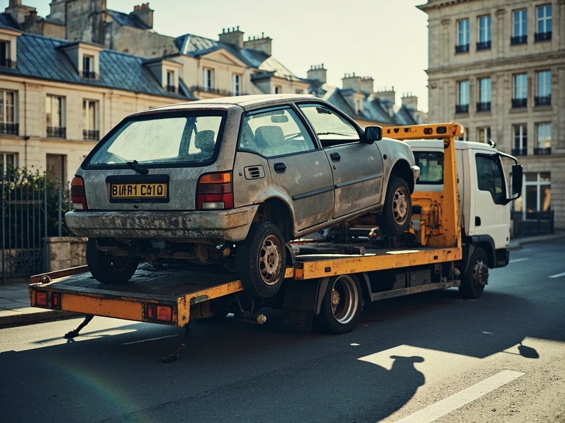 Destruction voiture &middot; image &agrave; la une