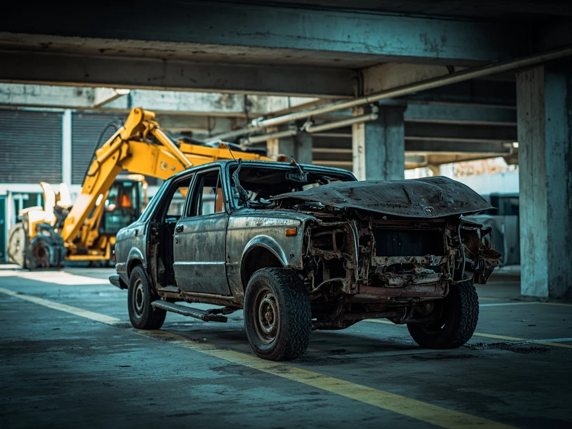 Enl&egrave;vement &eacute;pave sous-sol / parking &middot; image &agrave; la une