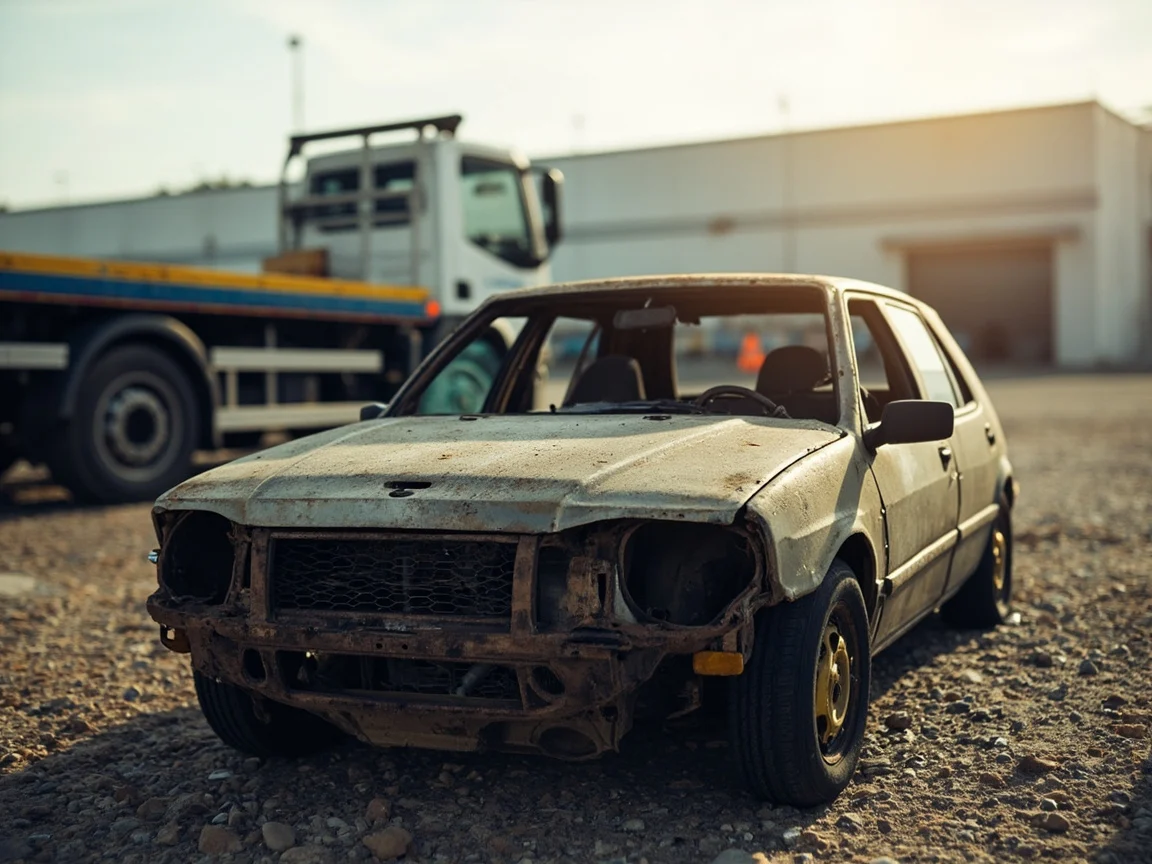 Epave voiture &middot; image &agrave; la une