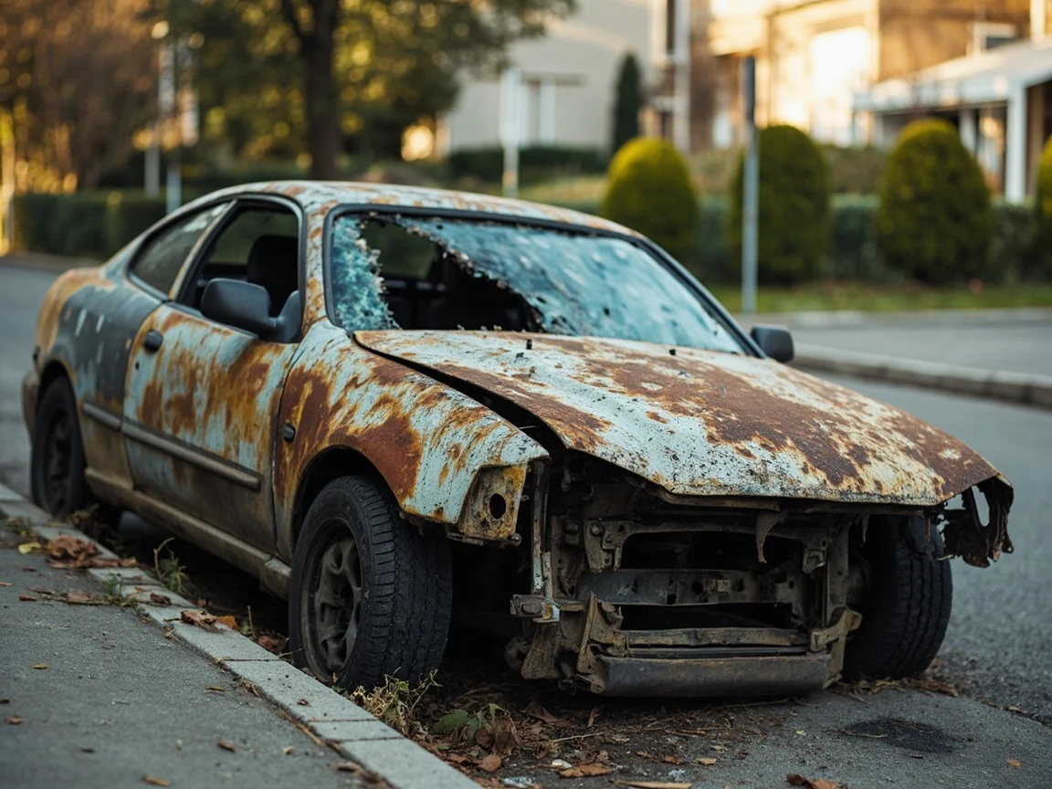Epave voiture &middot; image &agrave; la une