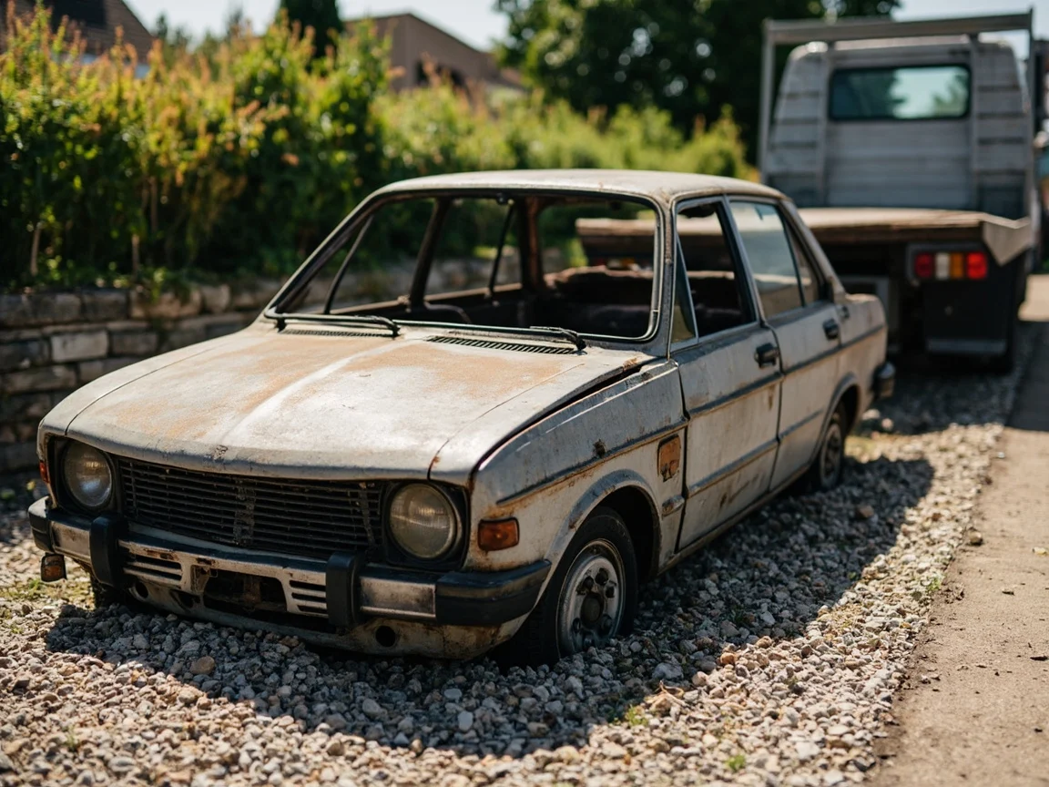 Epave voiture &middot; image &agrave; la une
