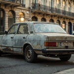 , , , ,  - Epave voiture - Paris 8 (75008, Paris)