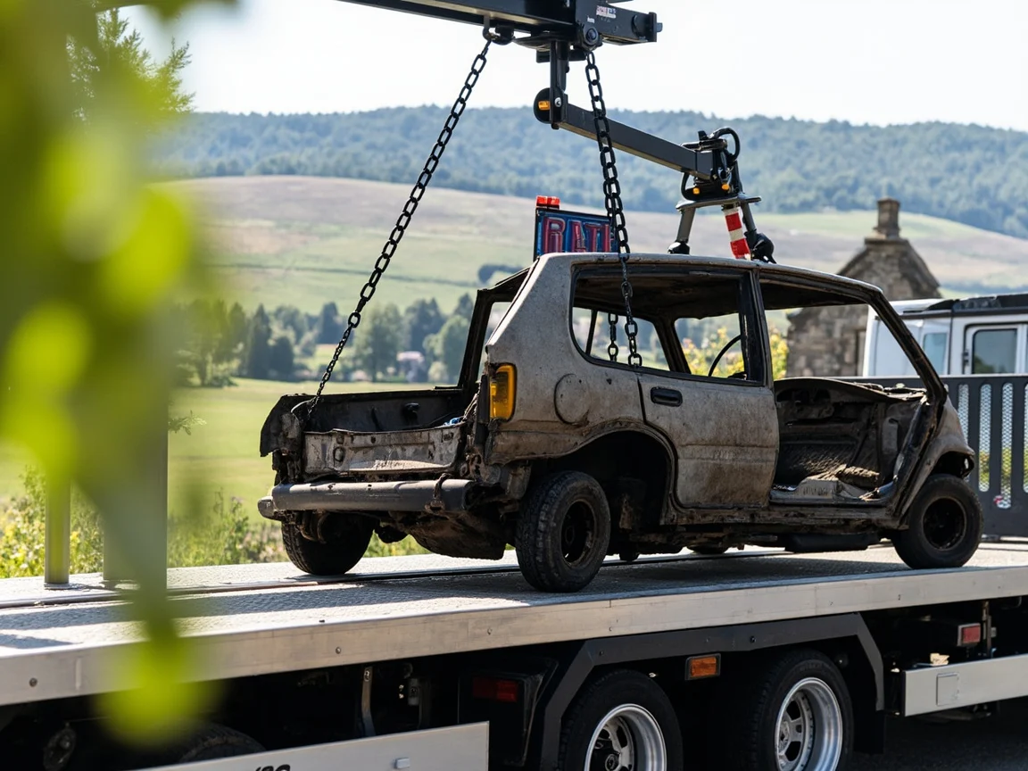 Destruction voiture &middot; image &agrave; la une