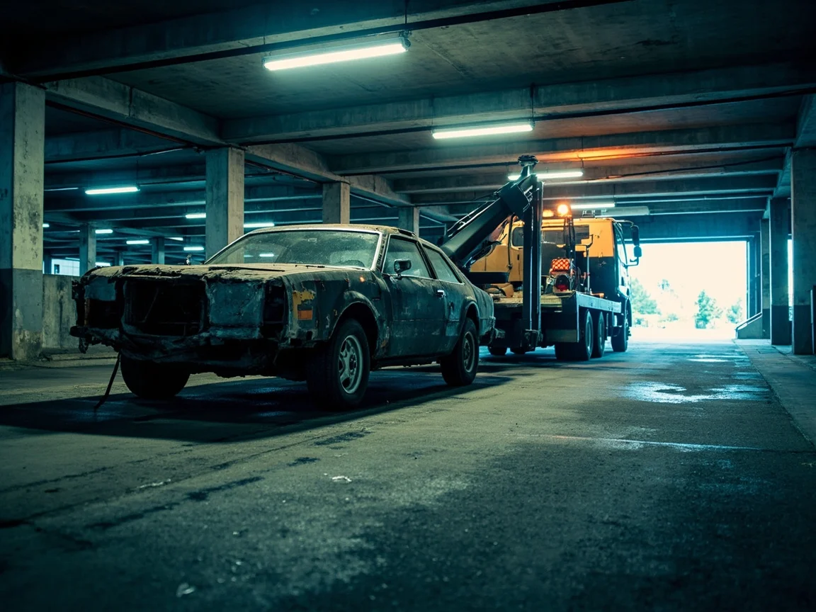 Enl&egrave;vement &eacute;pave sous-sol / parking &middot; image &agrave; la une