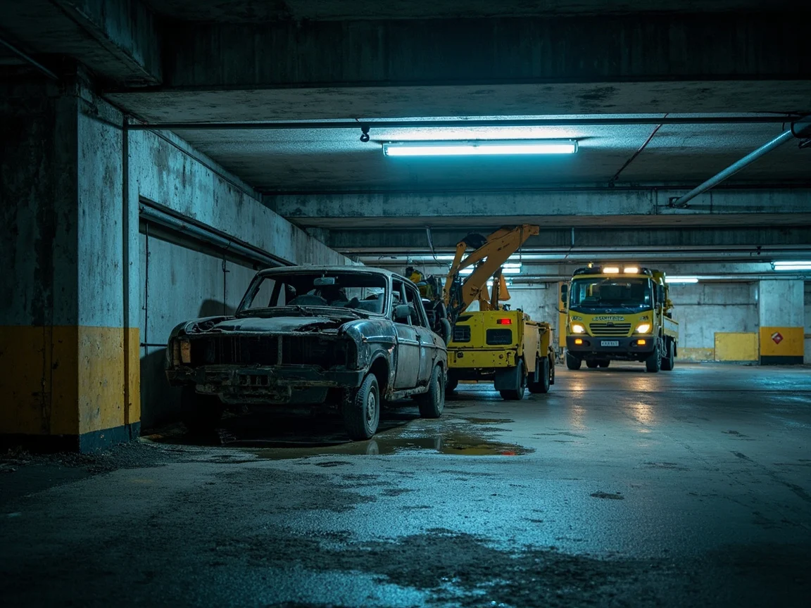Enl&egrave;vement &eacute;pave sous-sol / parking &middot; image &agrave; la une