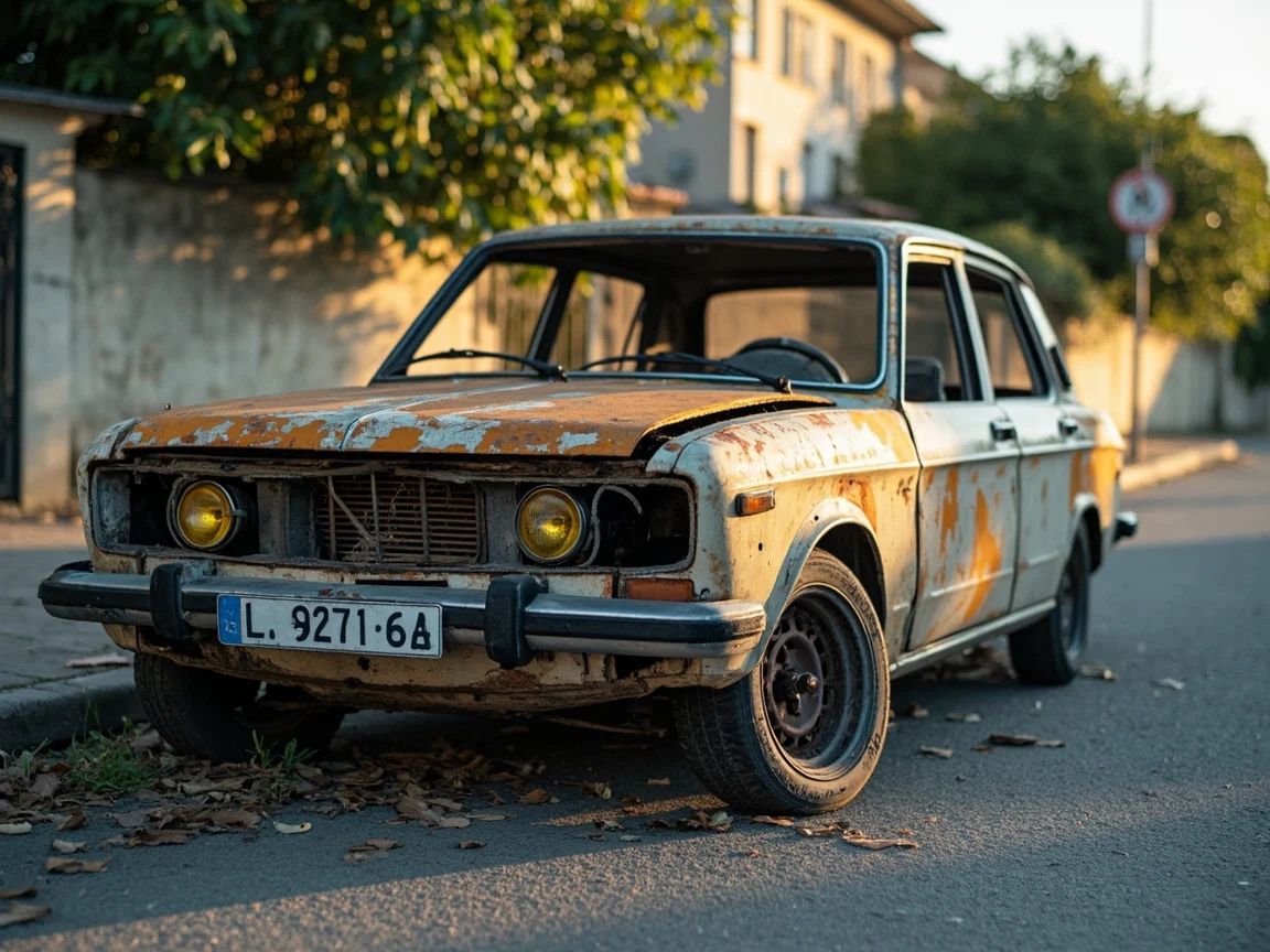 Epave voiture &middot; image &agrave; la une