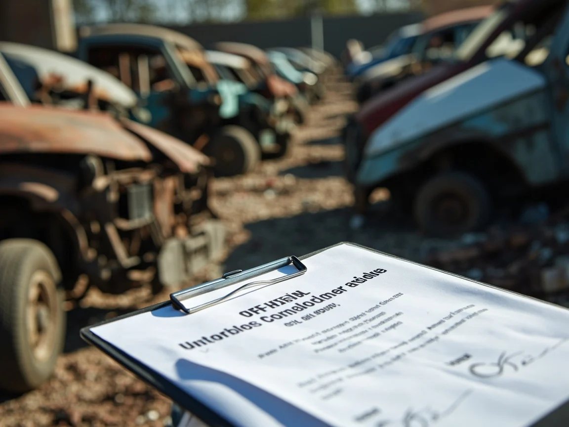 Certificat de destruction v&eacute;hicule &middot; image &agrave; la une