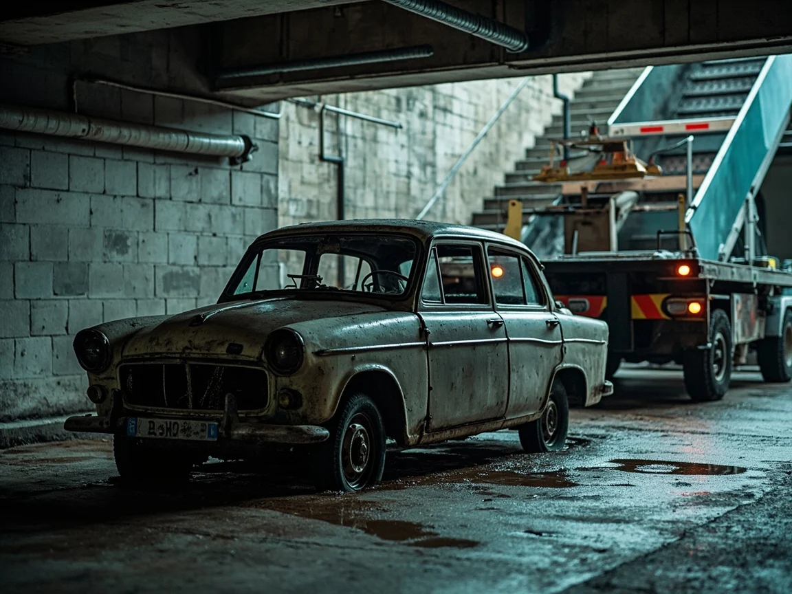 Enl&egrave;vement &eacute;pave sous-sol / parking &middot; image &agrave; la une