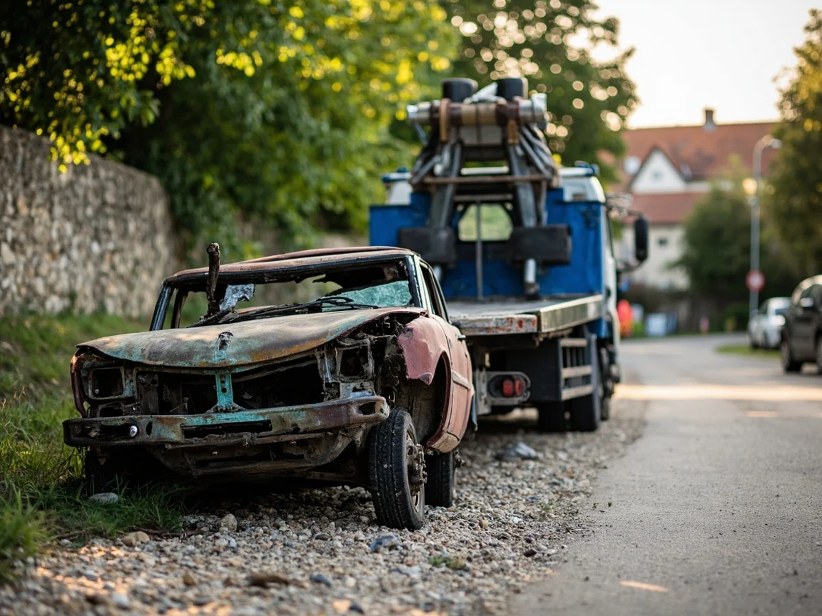 Epave voiture &middot; image &agrave; la une