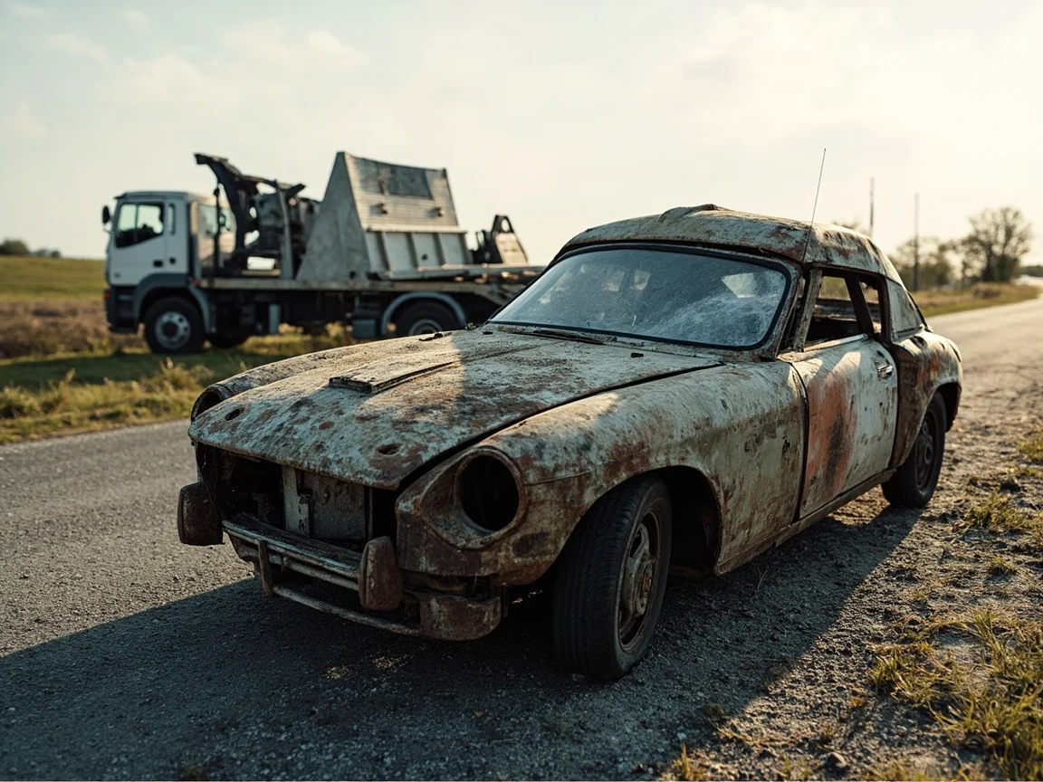 Epave voiture &middot; image &agrave; la une
