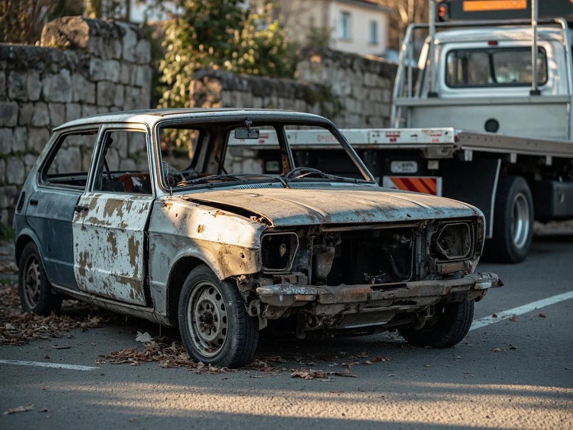 Epave voiture &middot; image &agrave; la une