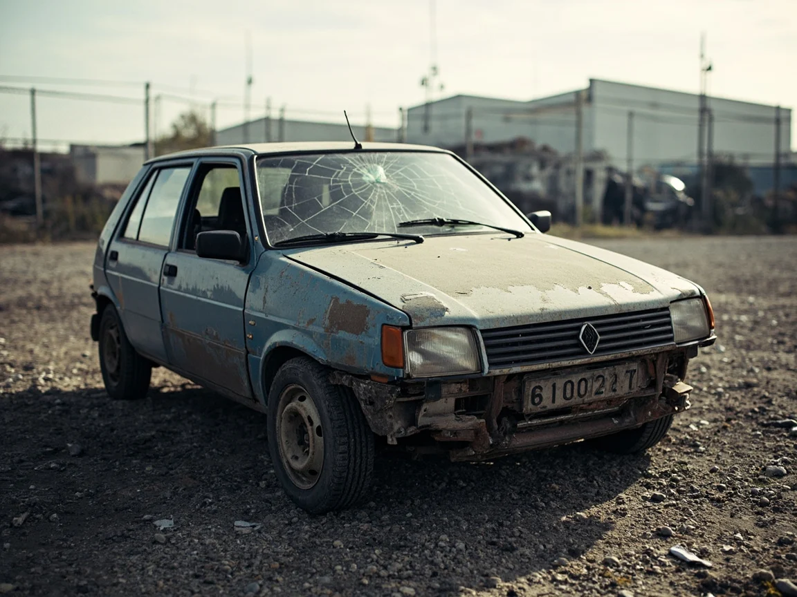 Epave voiture &middot; image &agrave; la une