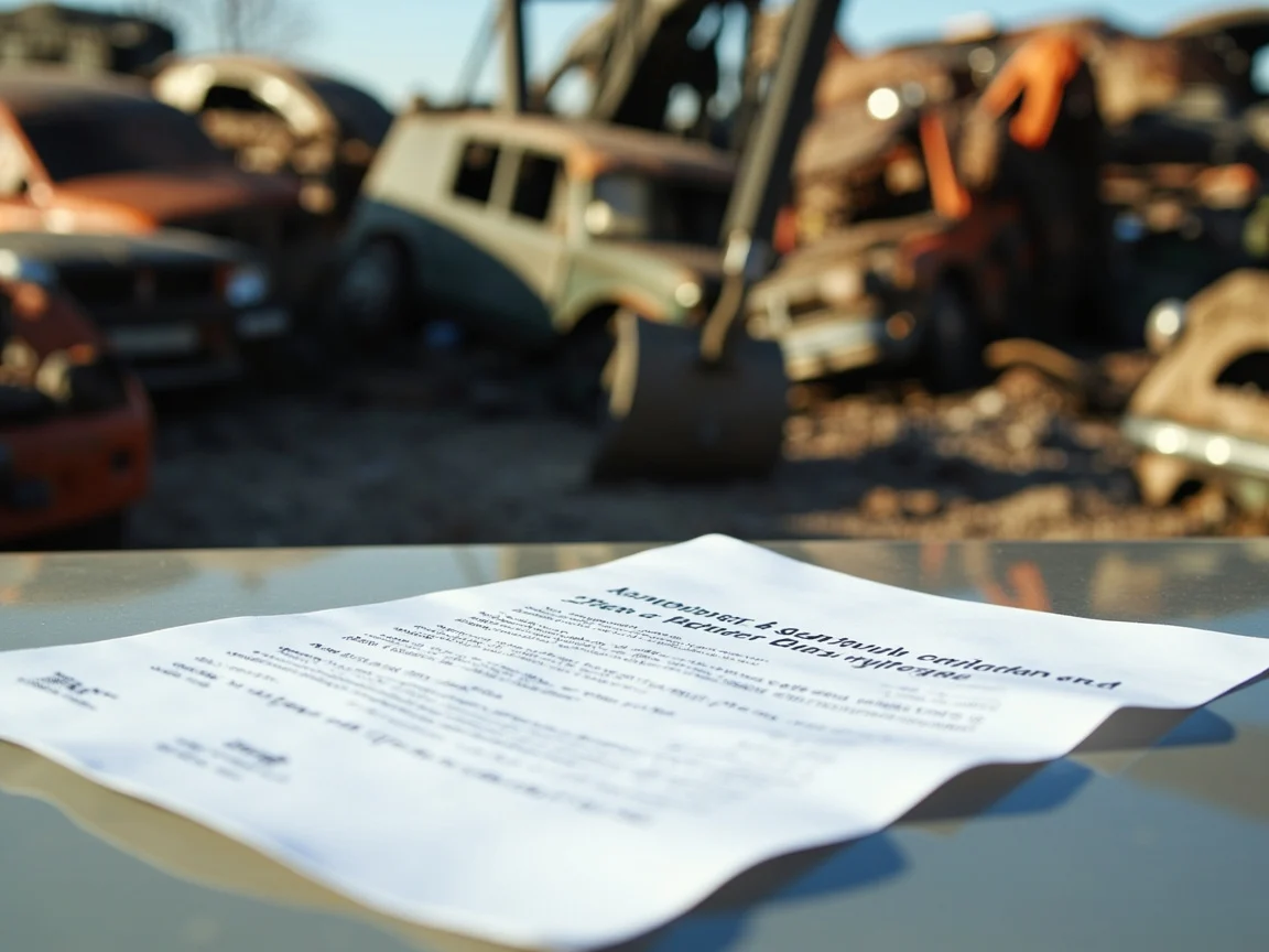 Certificat de destruction v&eacute;hicule &middot; image &agrave; la une
