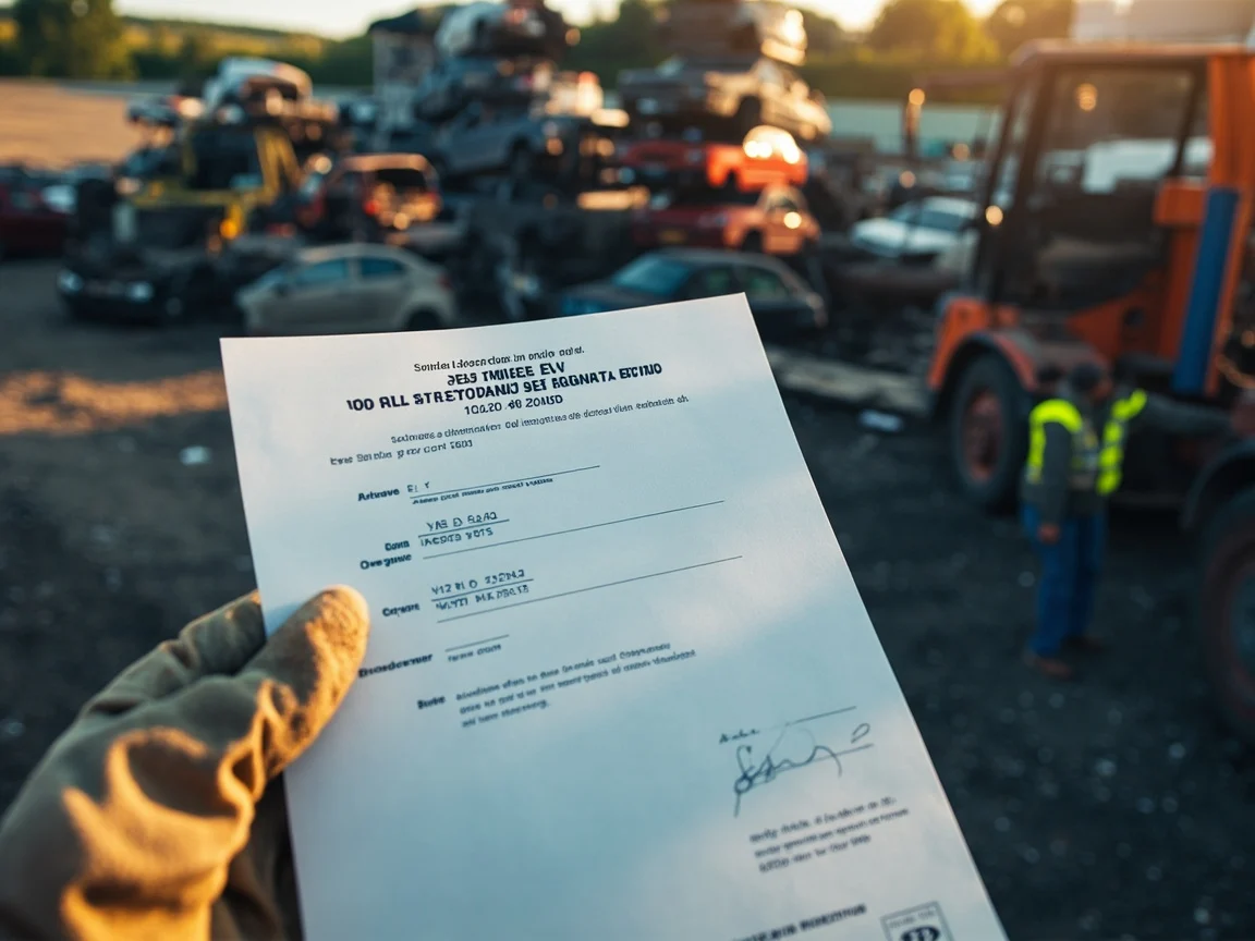 Certificat de destruction v&eacute;hicule &middot; image &agrave; la une