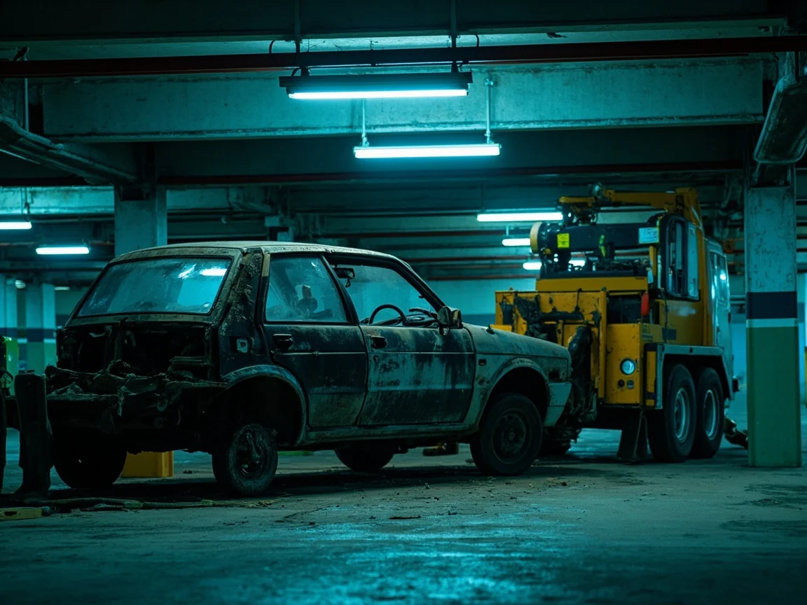Enl&egrave;vement &eacute;pave sous-sol / parking &middot; image &agrave; la une