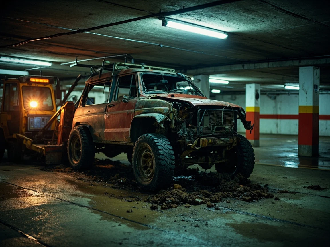 Enl&egrave;vement &eacute;pave sous-sol / parking &middot; image &agrave; la une
