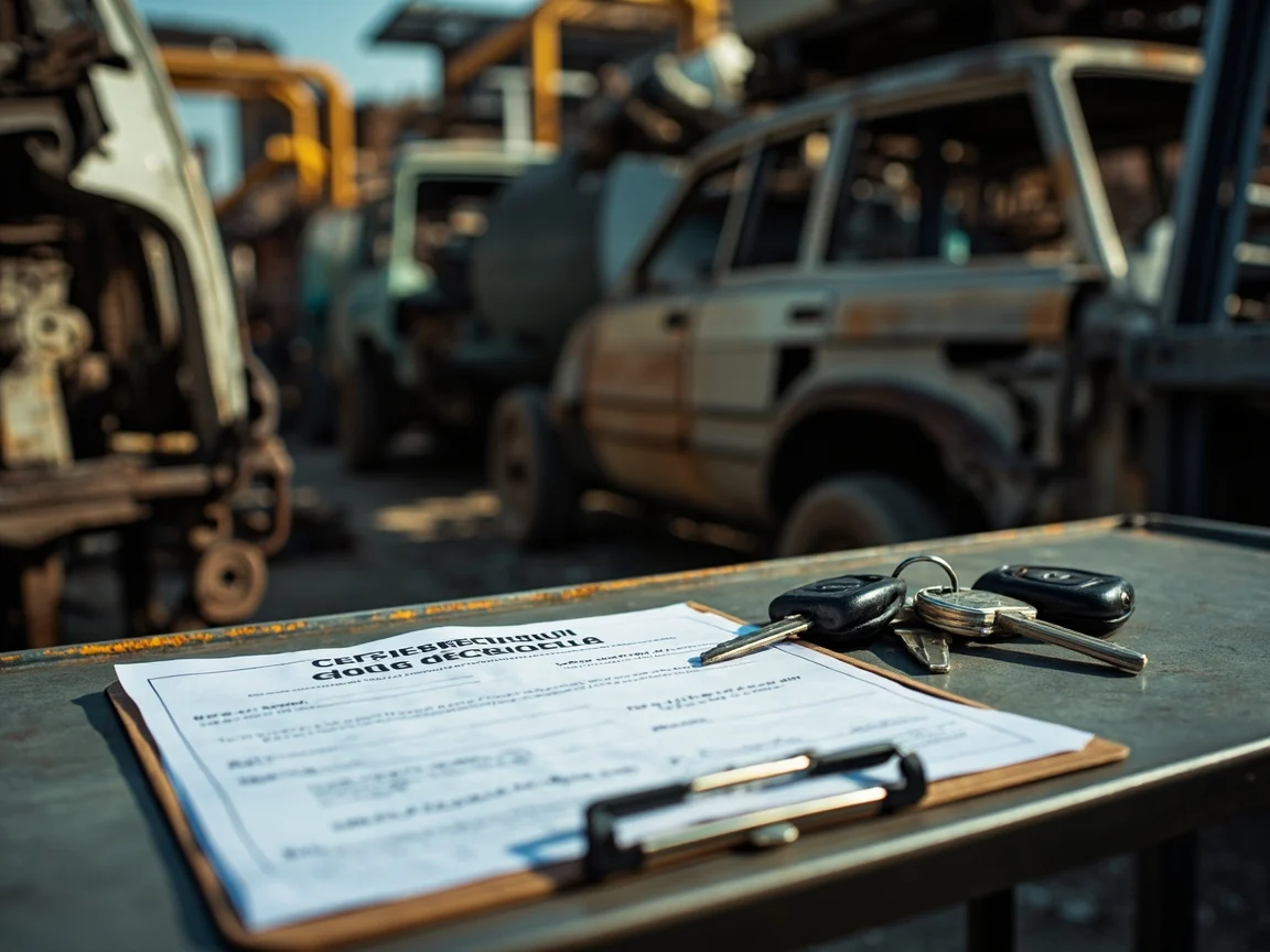 Certificat de destruction v&eacute;hicule &middot; image &agrave; la une