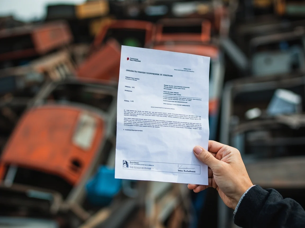 Certificat de destruction v&eacute;hicule &middot; image &agrave; la une