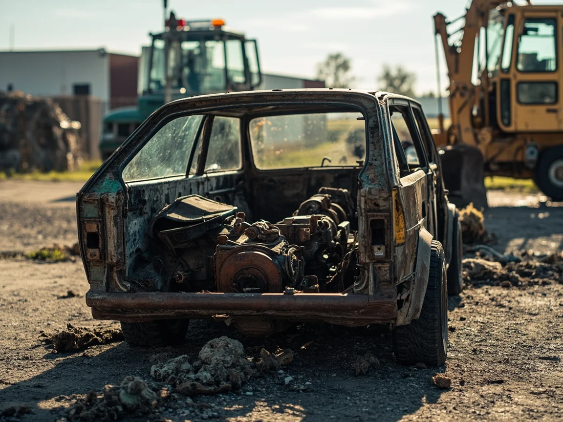 Destruction voiture &middot; image &agrave; la une