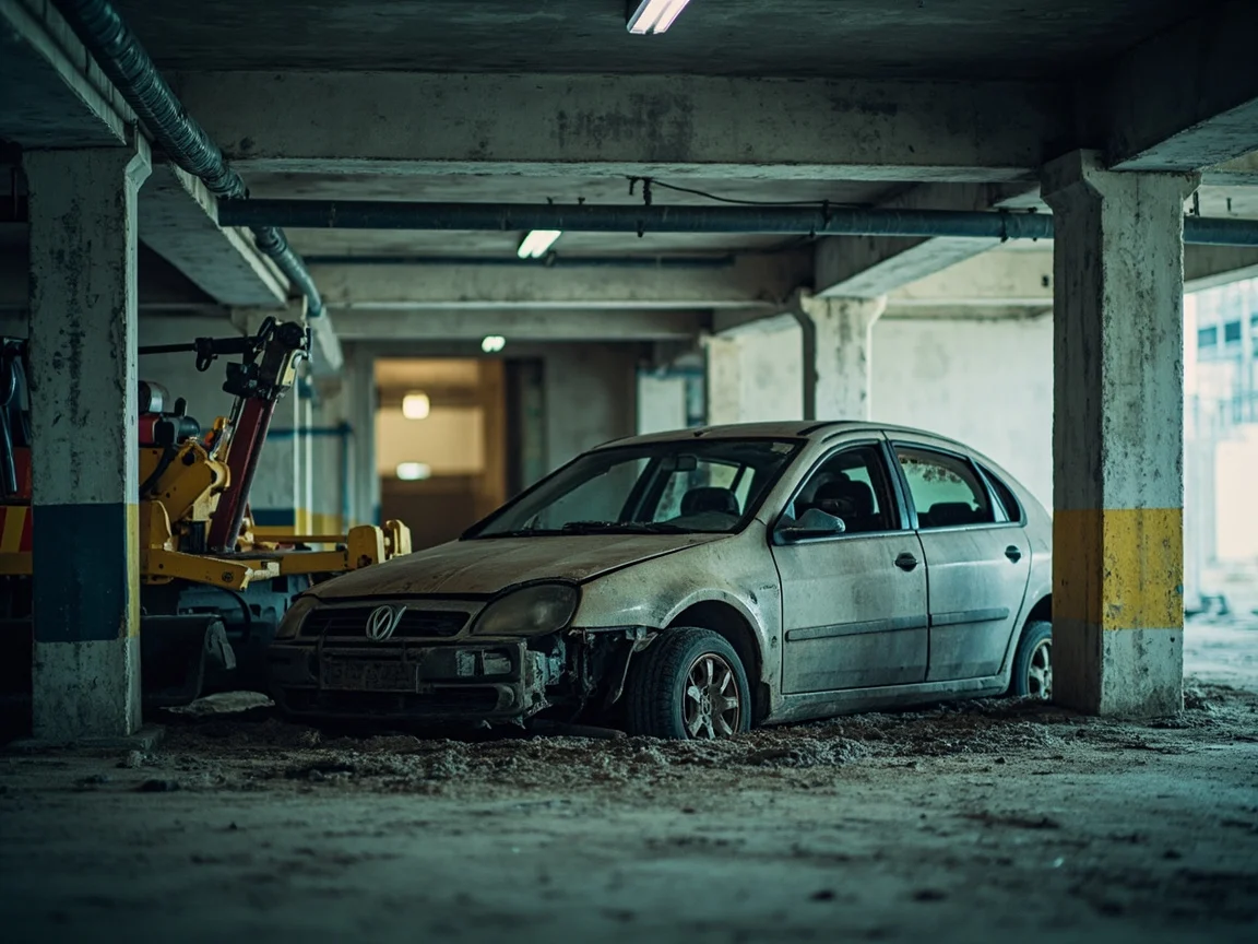 Enl&egrave;vement &eacute;pave sous-sol / parking &middot; image &agrave; la une