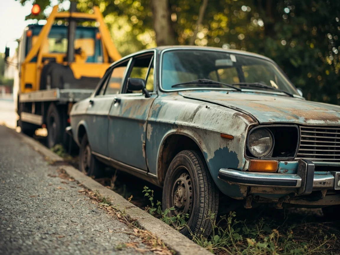 Epave voiture &middot; image &agrave; la une
