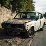 Epave voiture &mdash; Epave voiture : &Eacute;tampes - 91150 &middot; image &agrave; la une