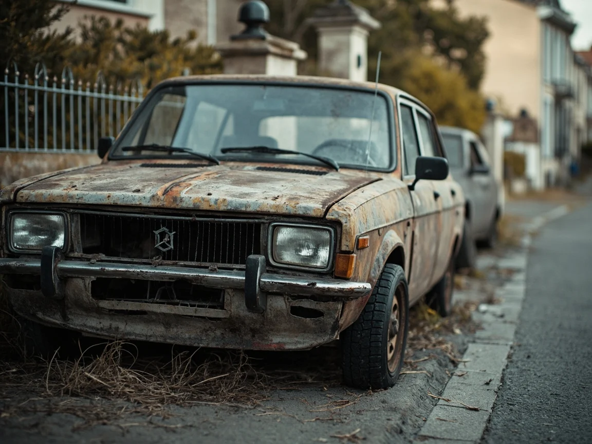 Epave voiture &middot; image &agrave; la une