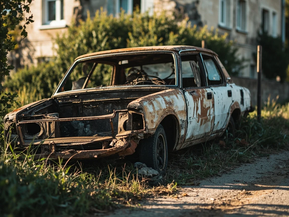 Epave voiture &middot; image &agrave; la une