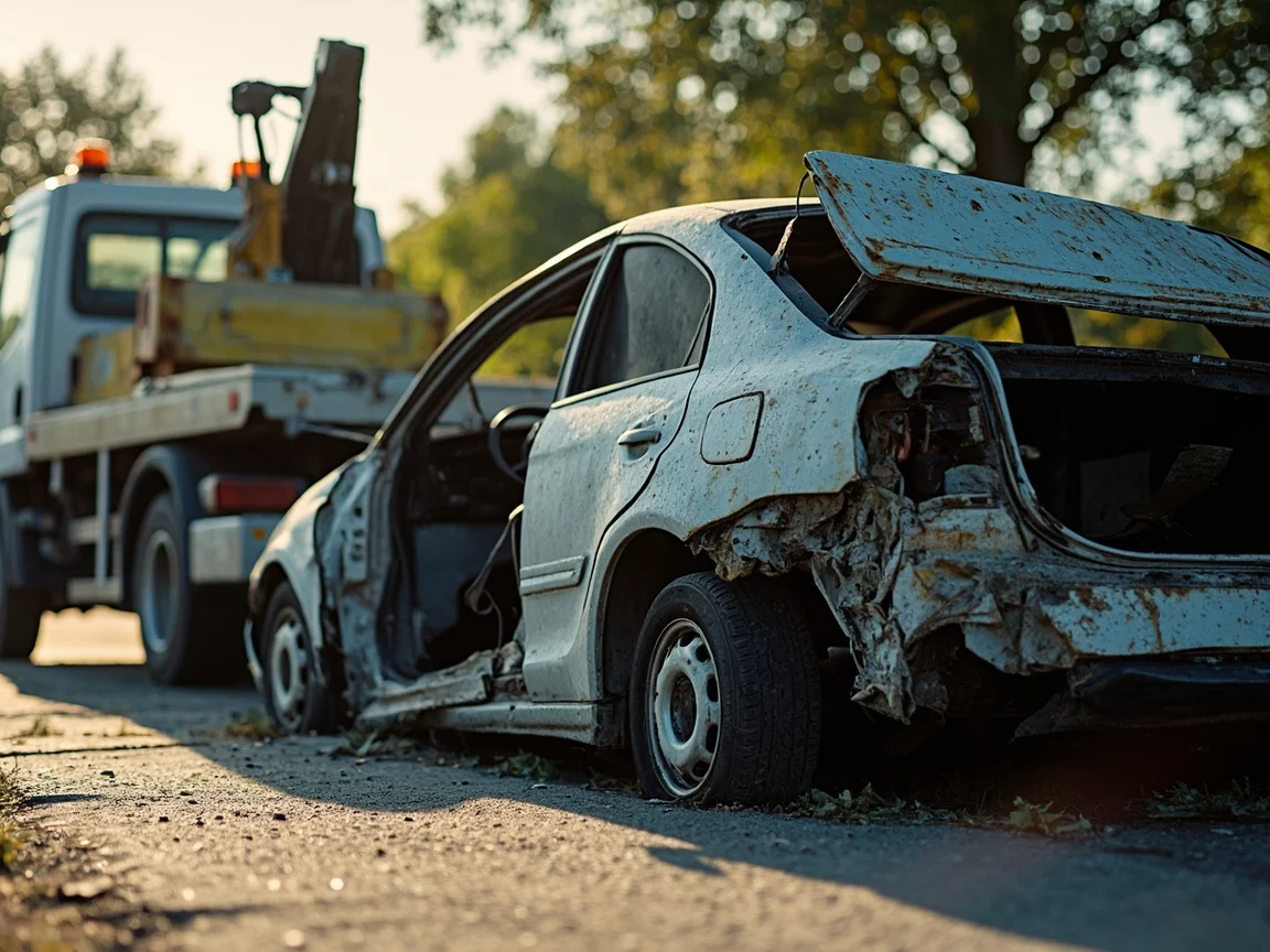 Epave voiture &middot; image &agrave; la une