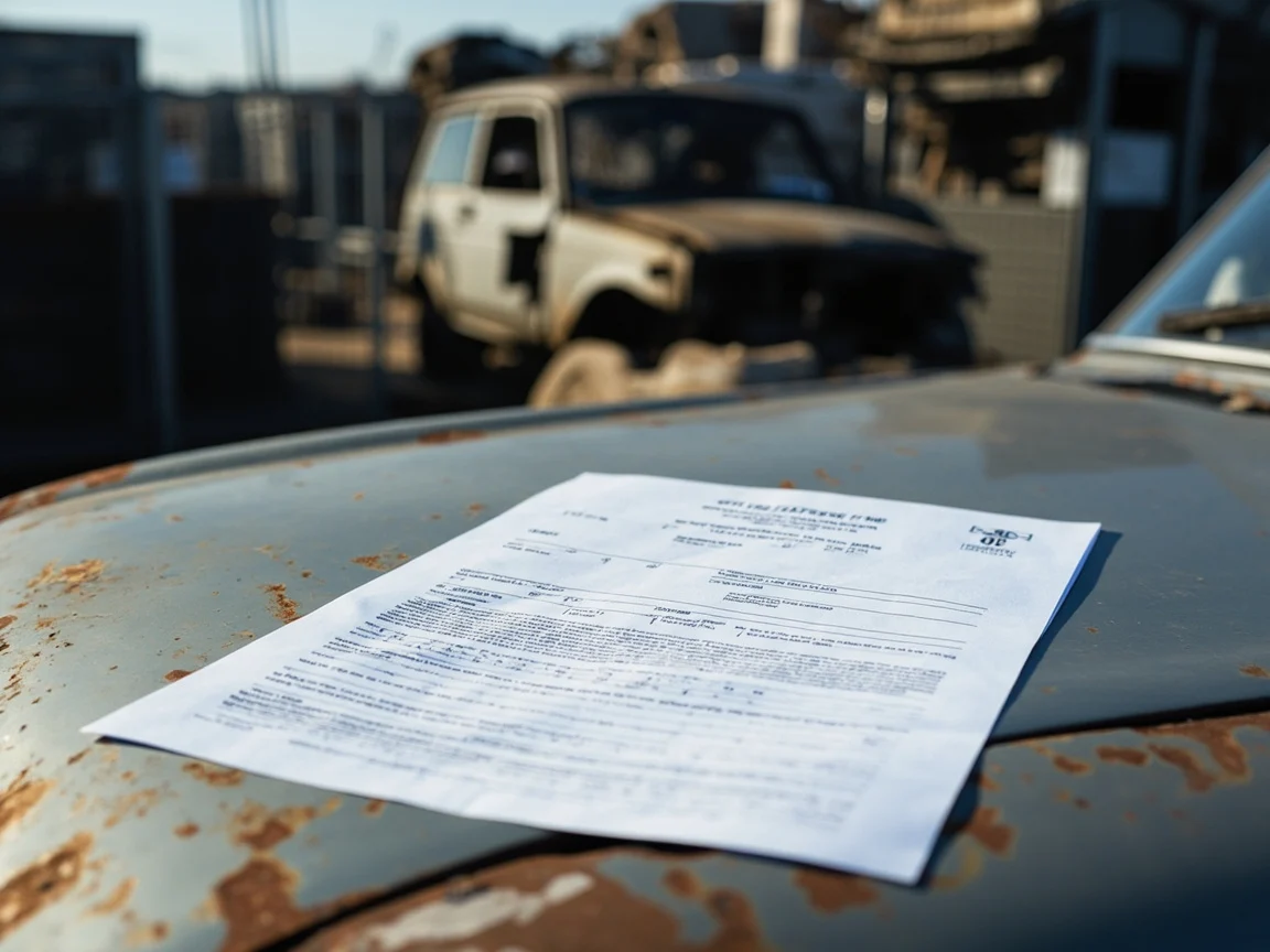 Certificat de destruction v&eacute;hicule &middot; image &agrave; la une
