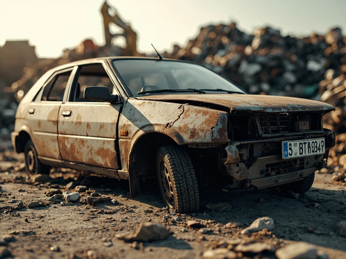 Destruction voiture &middot; image &agrave; la une