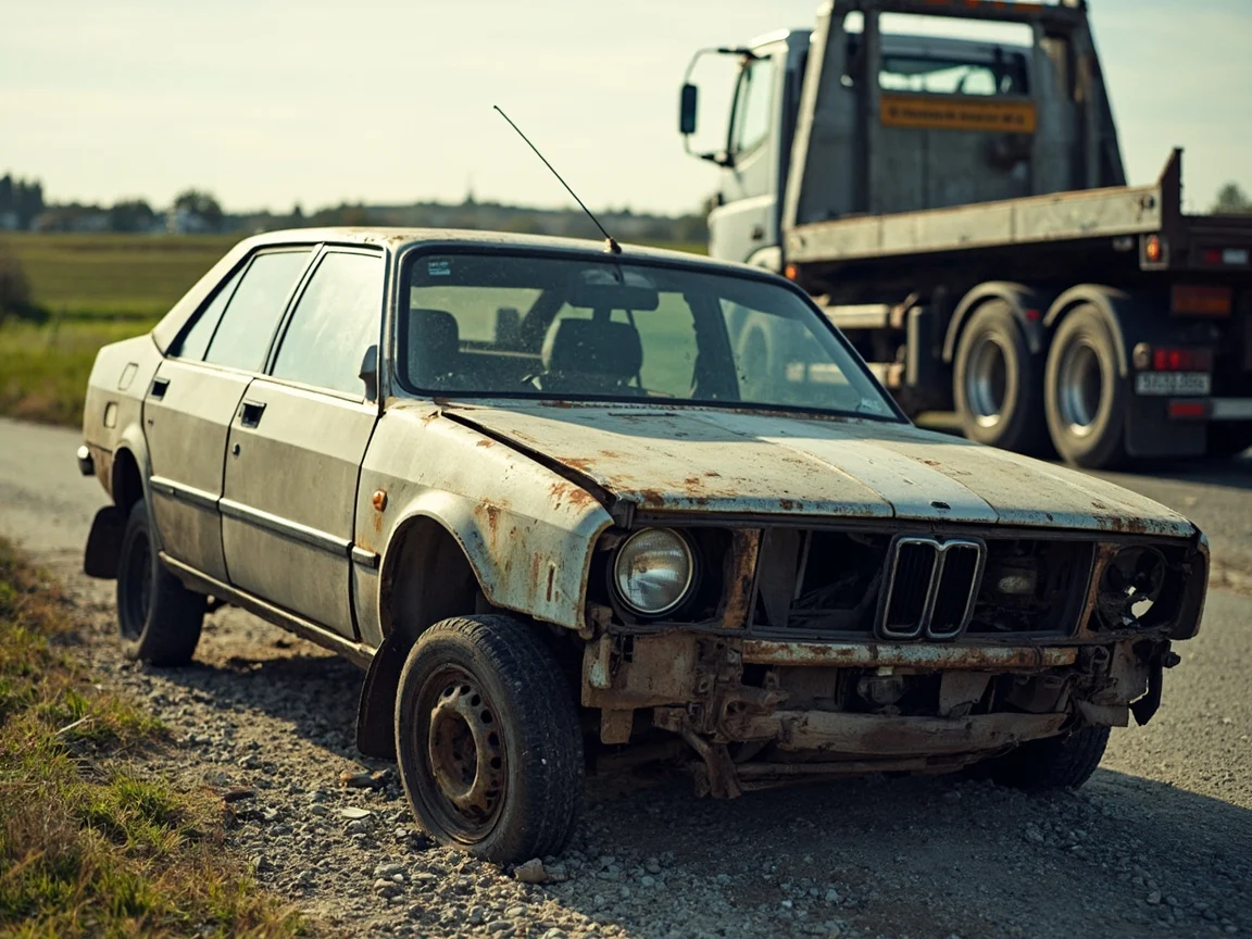 Epave voiture &middot; image &agrave; la une