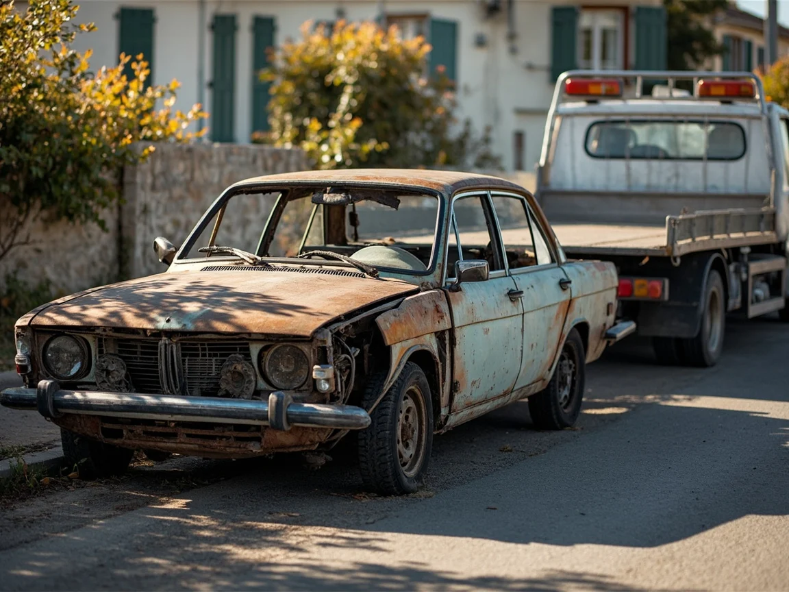 Epave voiture &middot; image &agrave; la une