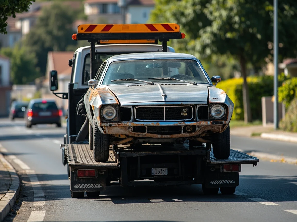 Epave voiture &middot; image &agrave; la une