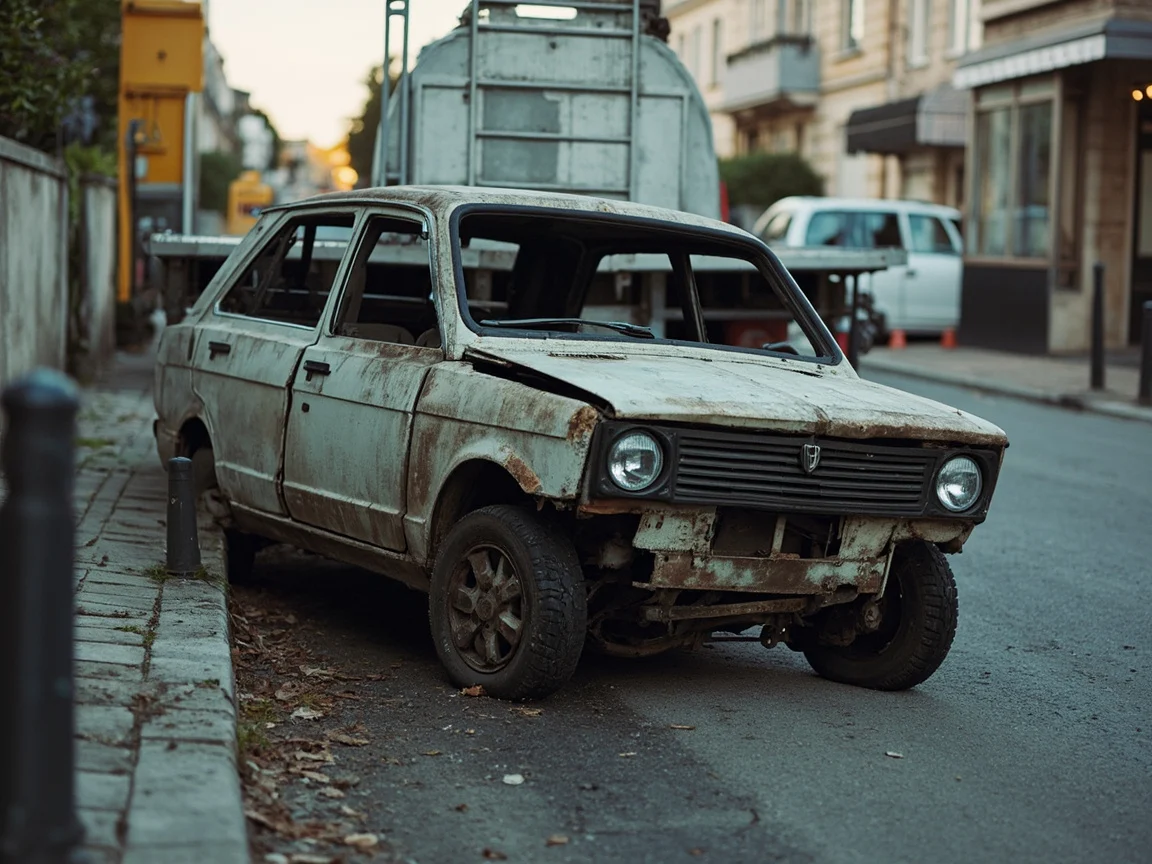 Epave voiture &middot; image &agrave; la une