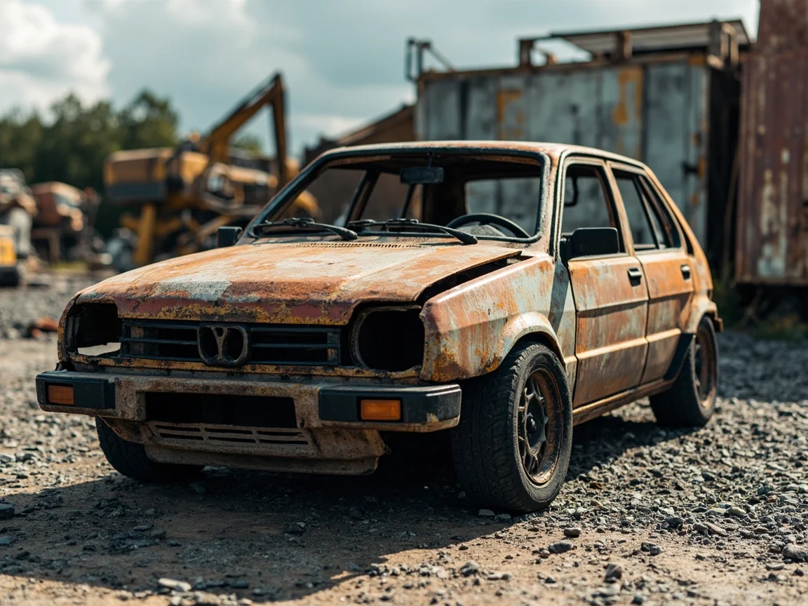 Destruction voiture &middot; image &agrave; la une