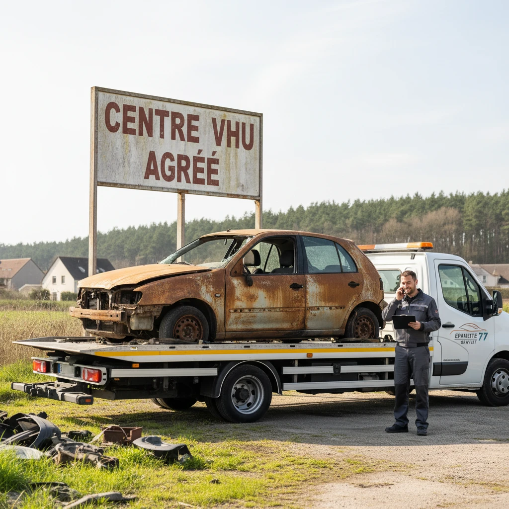 Epaviste gratuit, Enl&egrave;vement v&eacute;hicule hors d'usage, Destruction voiture Perthes 77930, Enlever &eacute;pave voiture gratuitement Seine-et-Marne, Centre VHU agr&eacute;&eacute; &Icirc;le-de-France