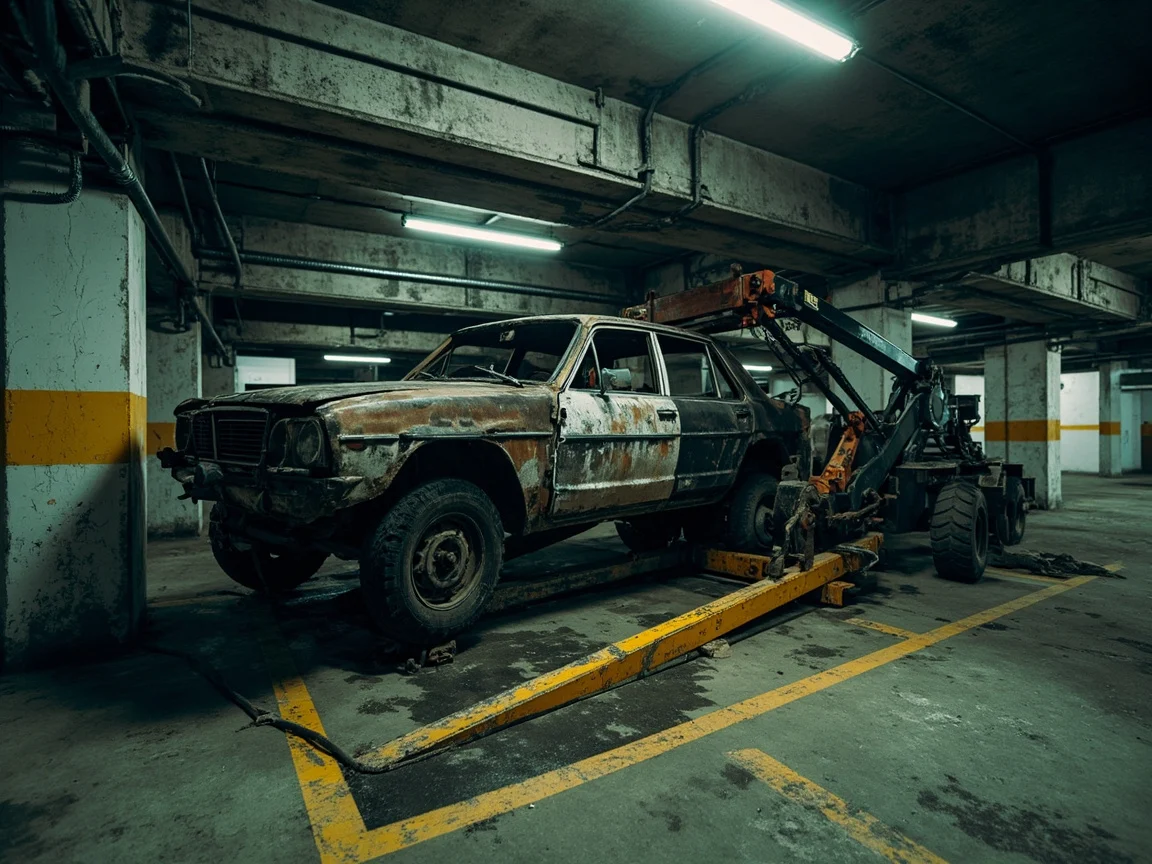 Enl&egrave;vement &eacute;pave sous-sol / parking &middot; image &agrave; la une
