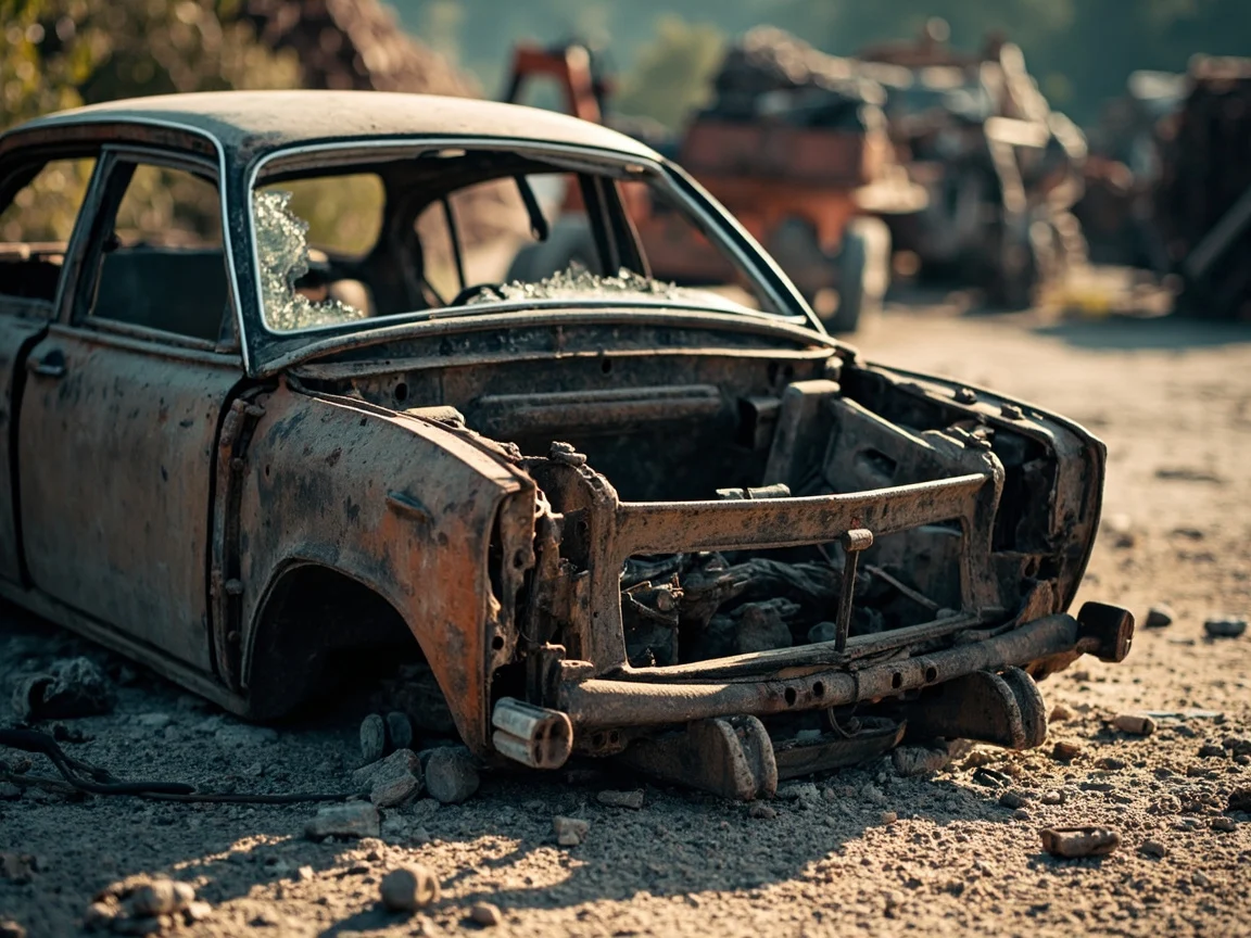 Epave voiture &middot; image &agrave; la une