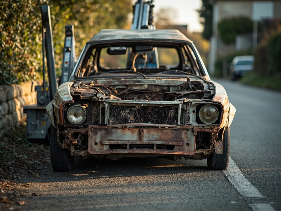 Epave voiture &middot; image &agrave; la une